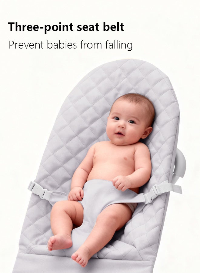 HAYALUX Portable Baby Rocker Bouncer for Siting , Infant Rocking Chair Swing with Toy Pedant - Image 4